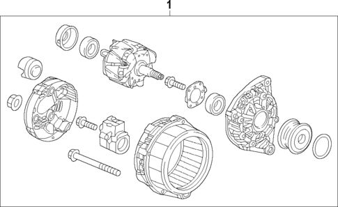 Alternator for 2024 Acura Integra #1