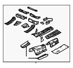 5112731AE - Body: Front Floor Pan for Dodge: Challenger Image