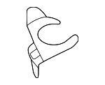 41007481025 - Body: Engine Air Intake Resonator Bracket for BMW Image