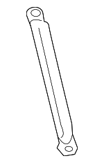 51615A66F63 - Body: Fender Rail Reinforcement Brace for BMW: X3 Image