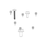 68118156AA - Electrical: Wiring Clip for Mopar Image