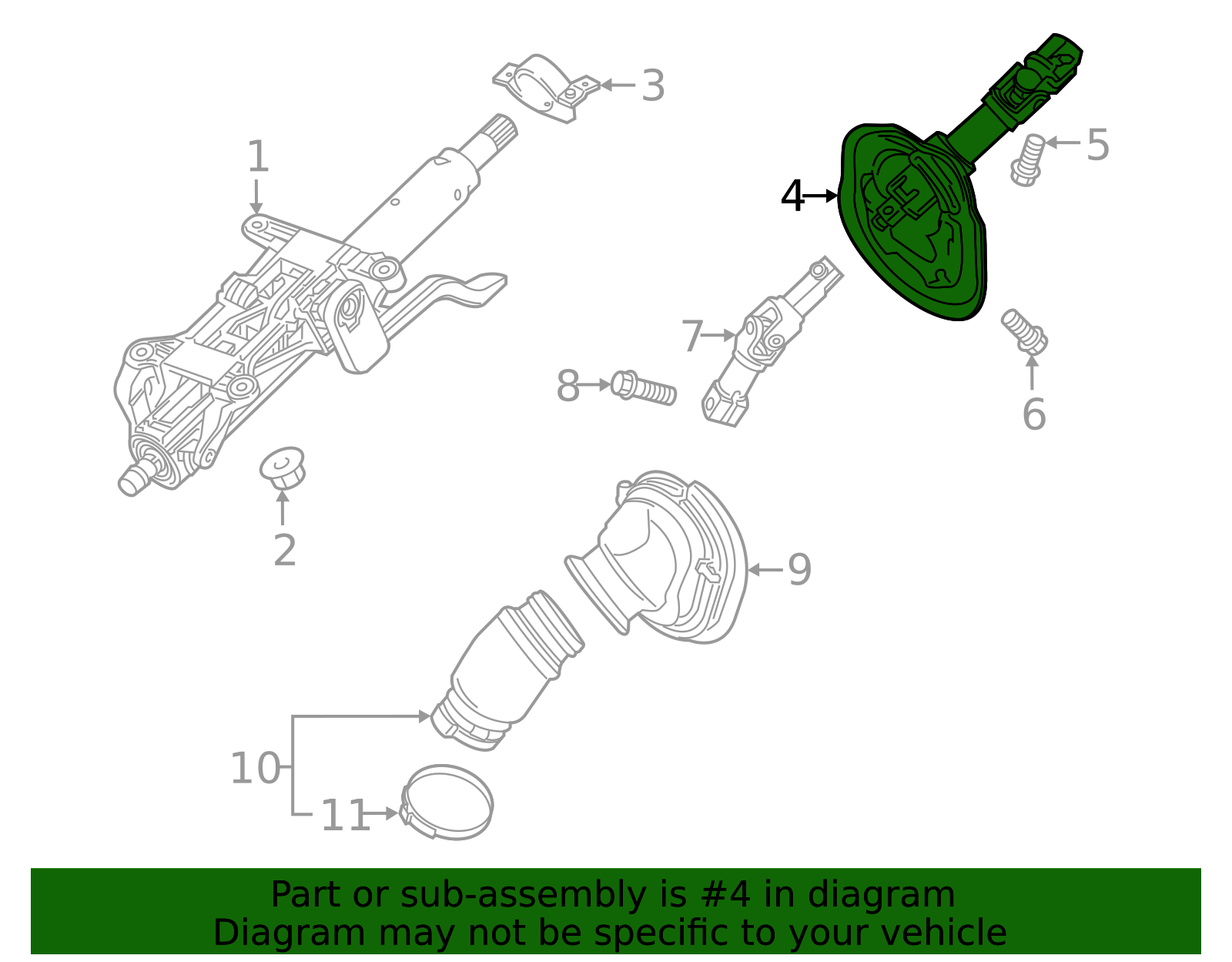 2019-2025 GM Upper Shaft 85594838 GM | GMPartsDirect.com