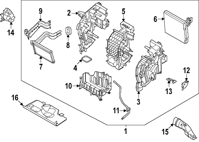 97206P6000 - : HVAC Unit Case for Hyundai Image