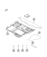 6CT20JXWAA - : Front Floor Carpet for Ram: ProMaster City Image