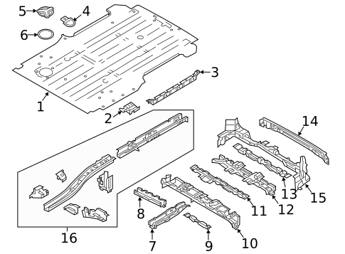 Rear Body & Floor for 2017 Chevrolet City Express #0