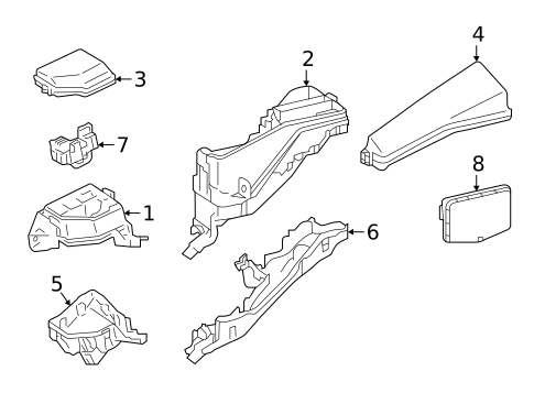 Fuse & Relay for 2015 Toyota Camry #1
