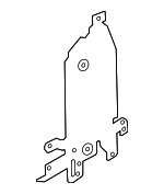T2R4838 - Electrical: Fuse Box Mount Bracket for Jaguar Image