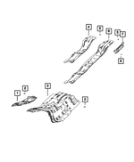 68399885AA - Exhaust: Exhaust Shield for Ram: 2500, 3500 Image