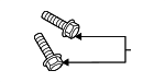 56415J5000 - Steering: Lower Shaft Mount Bolt for Hyundai Image