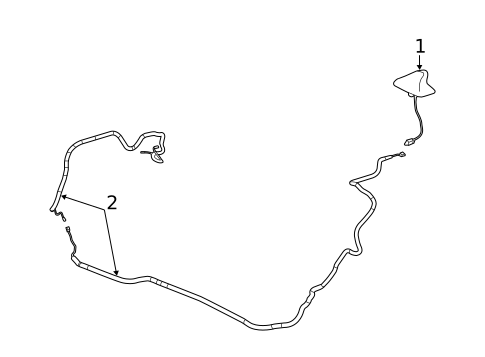 Antenna & Radio for 2014 Buick LaCrosse #1