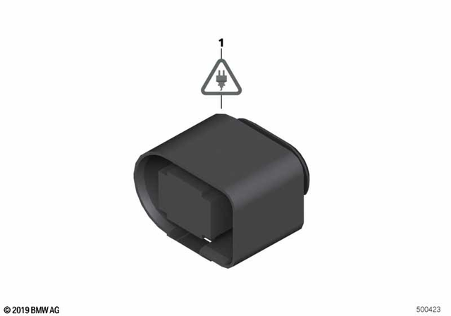 12527505225 - Lights: Universal Socket Housing - 6 Pol for BMW-Motorrad Image