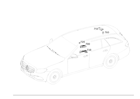 Control Units, Fuse Boxes and Relays in Interior for 2021 Mercedes-Benz E63 AMG S #0