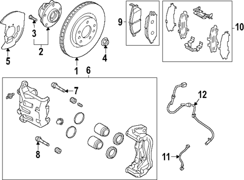 Front Brakes for 2025 Nissan Murano #0