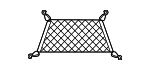 12771241 - Body: Cargo Net for Saab: 9-3, 9-3X Image