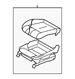 873501NG1C - Body: Lower Seat Assembly for Infiniti Image