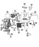 68093365AA - Air Conditioners and Heaters: A/c And Heater Lower Housing for Fiat: 500 Image