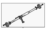 8S0521101J - Universals &amp; Rear Axle: Drive Shaft for Audi: TT Quattro, TTS Quattro Image