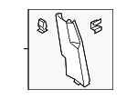 PAB867291A1E0 - Body: Lower Center Pillar Trim for Porsche Image