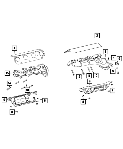 Manifolds and Vacuum Fittings for 2015 Ram 3500 #0