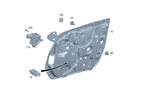 2139069901 - Driver Door: Gear Motor for Mercedes-Benz Image