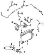 8524814600 - HVAC: Condenser for Isuzu Image