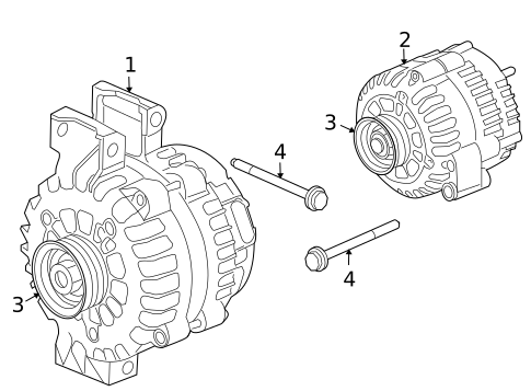 Alternator for 2005 Isuzu Ascender #0