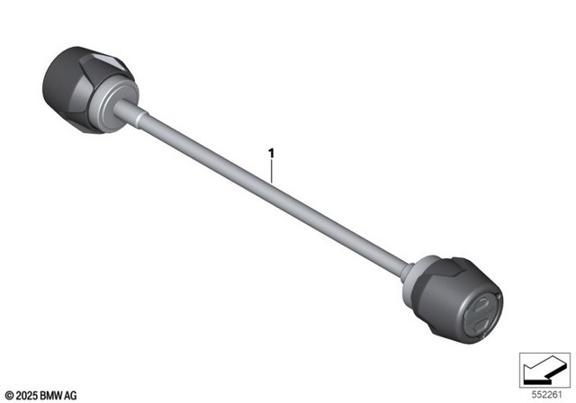 36315A87804 - Design: Kit, Axle Protectors, Front -  for BMW-Motorrad Image
