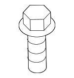 545533R000 - Suspension: Ball Joint Bolt for Kia: Cadenza, Carnival, Forte, Optima, Sedona, Sorento, Soul, Soul EV, Sportage Image