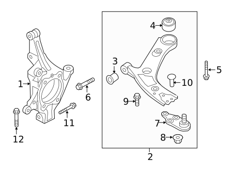 Suspension Components for 2019 Kia Sorento #1