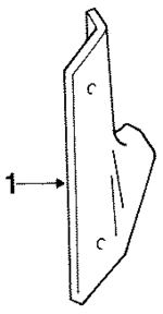E9JY7602344ANP - Body: Kick Panel Trim for Mercury: Capri Image