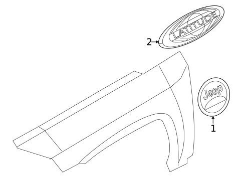 Exterior Trim - Fender for 2010 Jeep Patriot #0