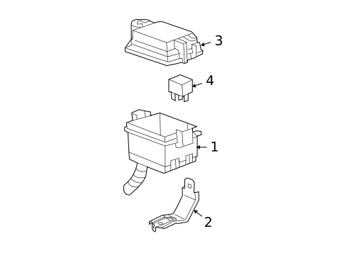 Fuse & Relay for 2013 Honda Fit #1