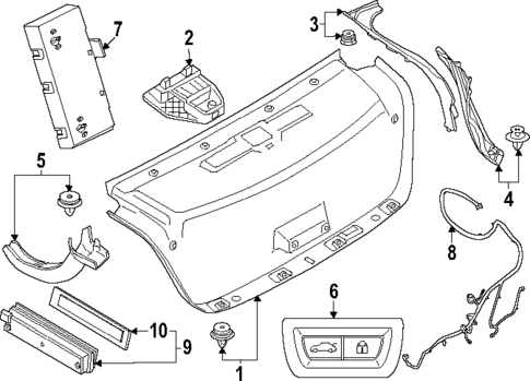 Interior Trim - Trunk for 2023 BMW 760i xDrive #0