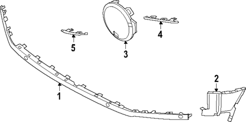 Exterior Trim - Front Bumper for 2025 Volvo EX30 #0