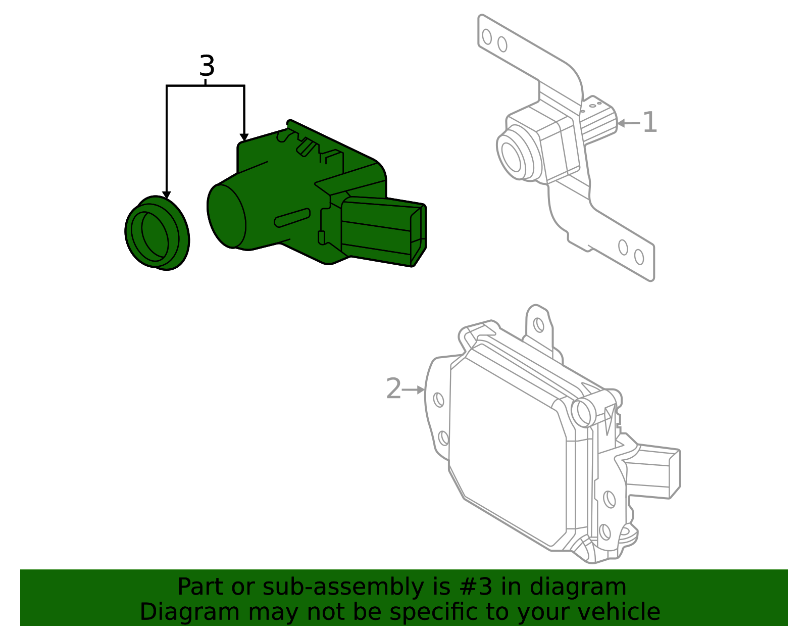 Genuine Toyota Park Assist Reverse Parking Sensor - 4 Head Kit - Sonic