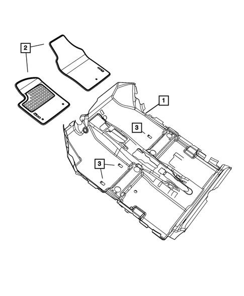 Carpets, Floor Mats, Load Floor, and Silencers for 2012 Fiat 500 #1