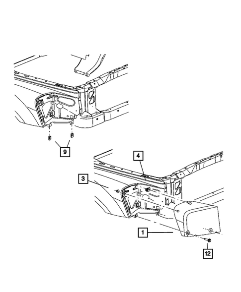 Lamps - Front, Rear and Courtesy for 2004 Dodge Durango #0