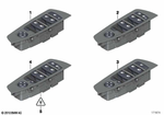 61319241906 - Vehicle Electrical System: Operating Unit, Switch Module, Door for BMW Image