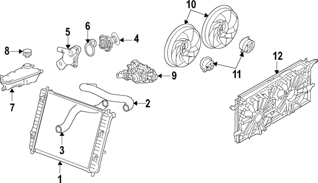 1581695 - Cooling System: ACDelcoâ„¢ Fan Blade for GM Image
