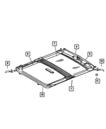 5102331AA - Body Sheet Metal Except Doors: Sunroof Module for Mopar Image