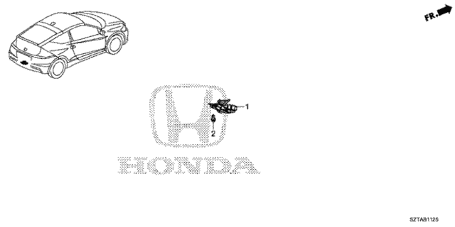 GPS Antenna - Rearview Camera for 2016 Honda CR-Z #0