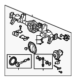 52114838AA - Universals &amp; Rear Axle: Axle for Jeep: Commander, Grand Cherokee Image