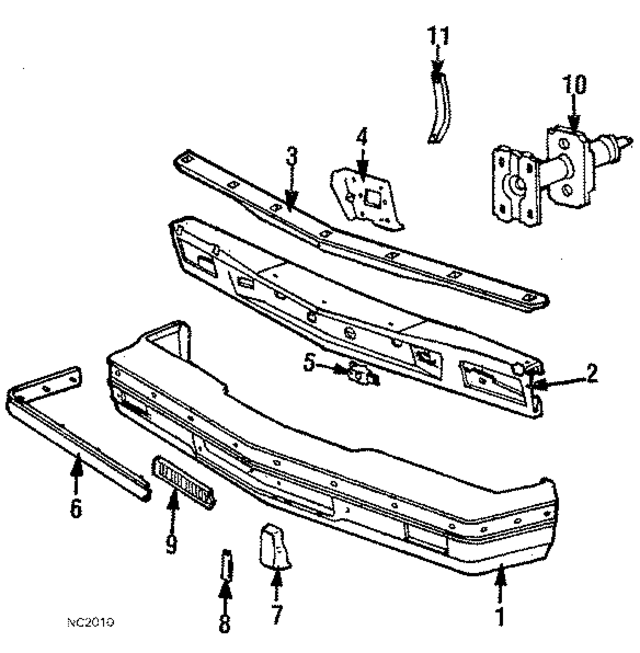 4103379 - Body: Bumper Cover for Mopar Image