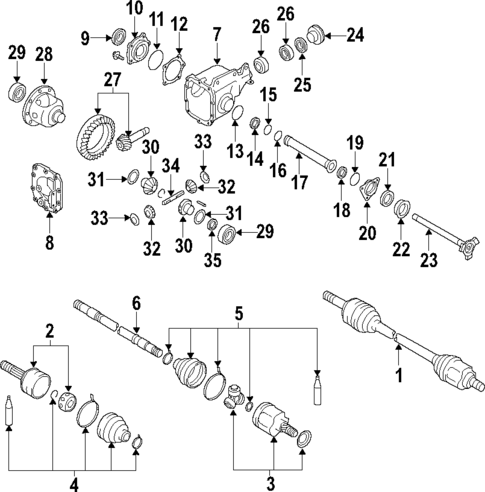 Differential for 2022 INFINITI Q50 #0