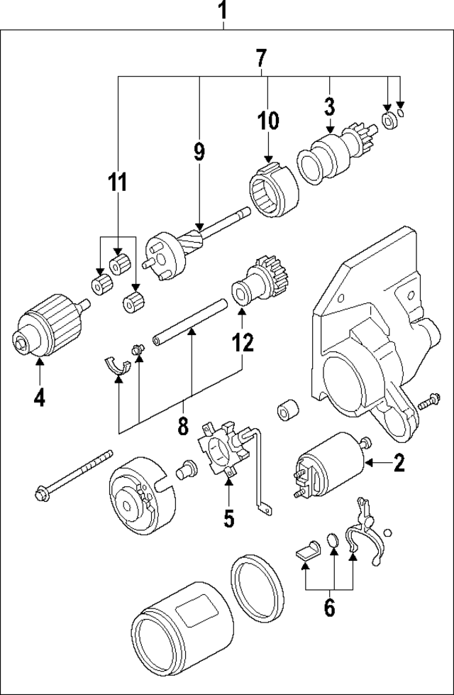 N3H218X60 - : Armature for Mazda Image
