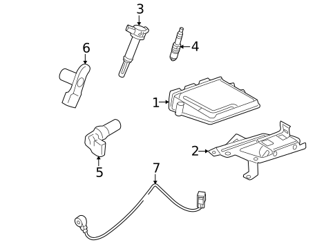Ignition System for 2008 Mercury Milan #0