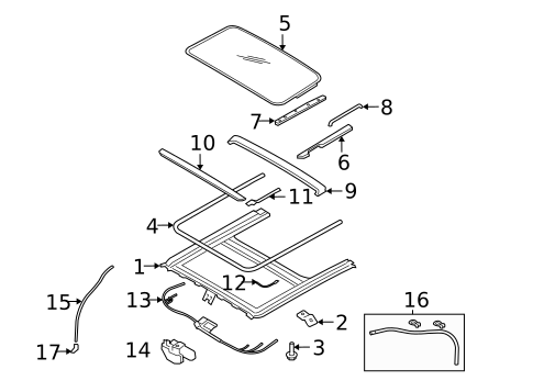 Sunroof for 2008 Hyundai Accent #0