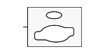 1J0455RD004 - Cooling System: Reservoir Cap for Honda Image