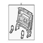 793030C021 - Body: Seat Back Frame for Toyota Image