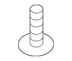 N0195307 - Fuel System: Support Strap Bolt for Porsche Image